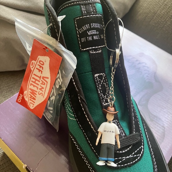 Vans Crockett High Pro x Quasi Antique Green Black NEW WITH BOX Men's 7 RARE! - Picture 3 of 11